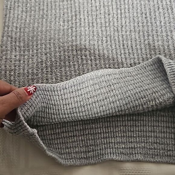 Denver Hayes Women's Knitted Crew Neckline Long Sleeves Sweater  Gray Small Peti - Picture 12 of 16